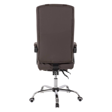EXECUTIVE OFFICE CHAIR HM1057.19 BROWN WITH FOLDING FOOTREST 58x71x128Hcm.