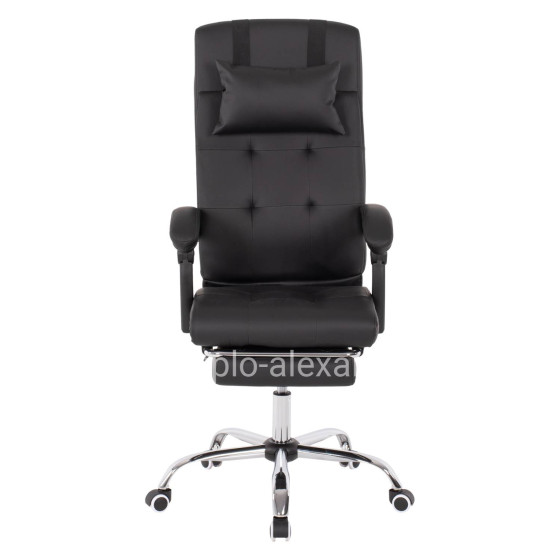 EXECUTIVE OFFICE CHAIR HM1057.11 BLACK WITH FOLDING FOOTREST 58x71x128Hcm.