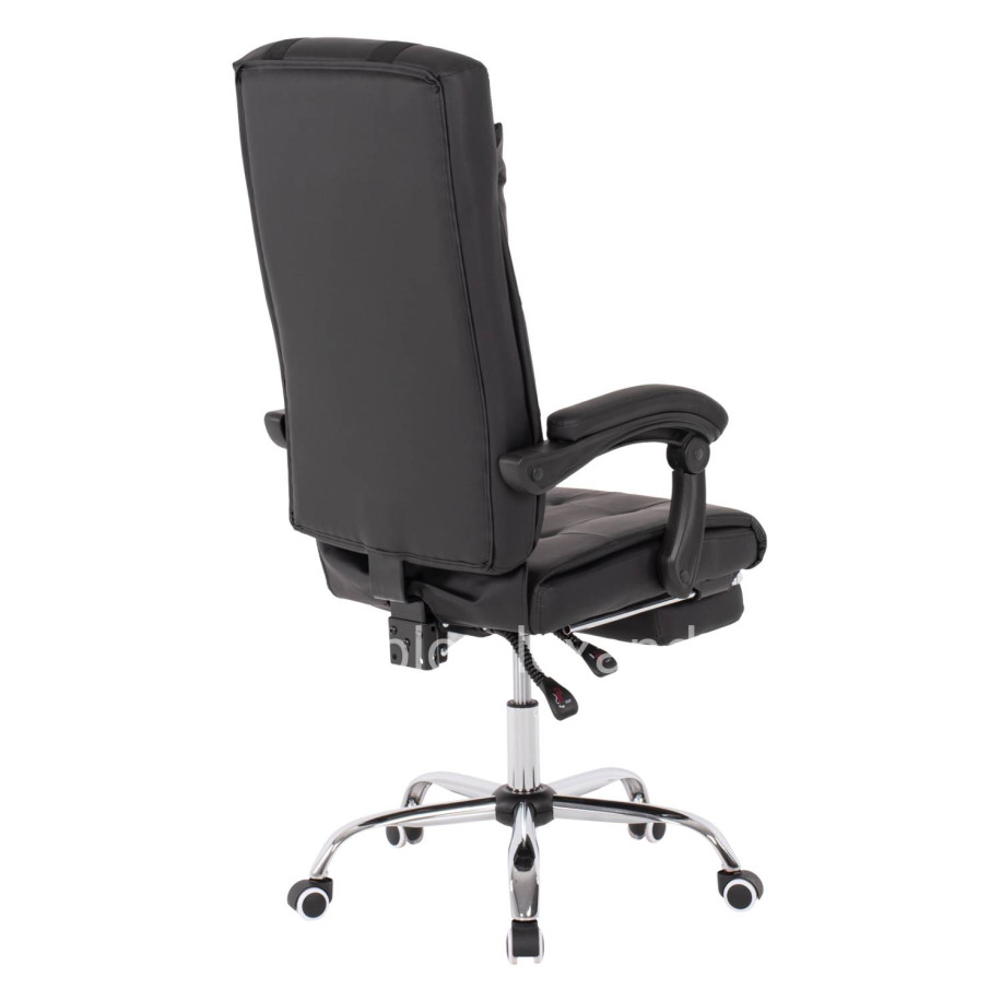 EXECUTIVE OFFICE CHAIR HM1057.11 BLACK WITH FOLDING FOOTREST 58x71x128Hcm.