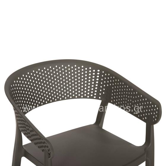 ΠΟΛΥΘΡΟΝΑ ΠΟΛΥΠΡΟΠΥΛΕΝΙΟΥ PERFOE HM5941.07 DARK OLIVE 53,5x50,5x73Υεκ.