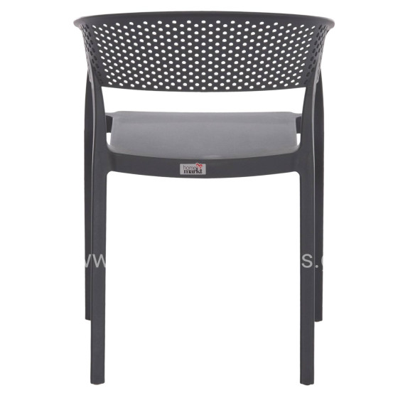 ARMCHAIR POLYPROPYLENE PERFOE HM5941.10 IN GREY 56x50x73Hcm.