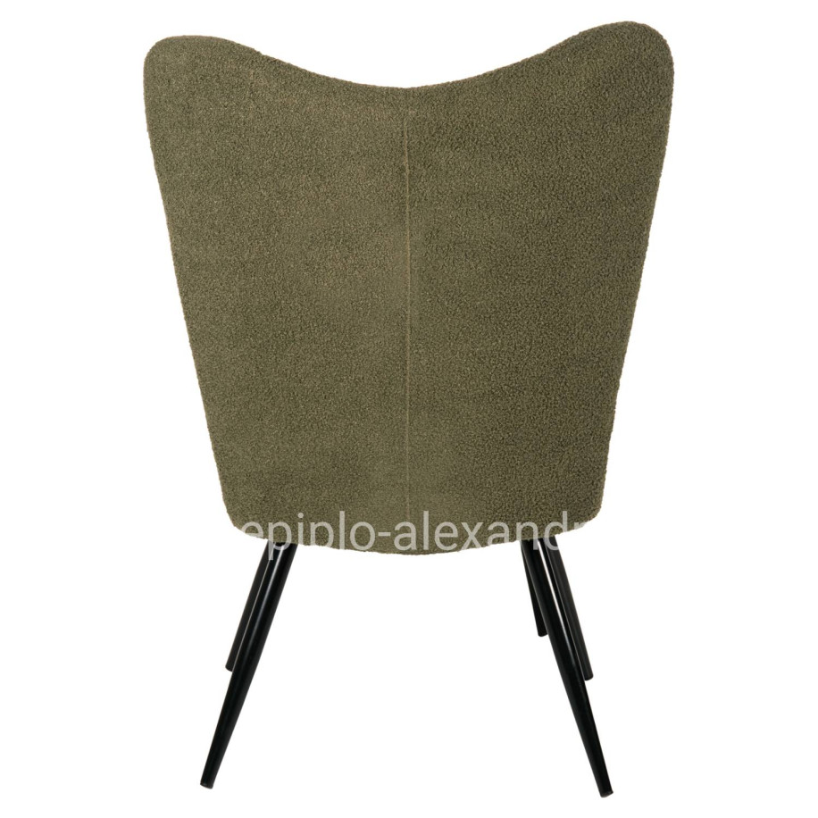 ΠΟΛΥΘΡΟΝΑ CRAWLEY ΜΕ ΥΠΟΠΟΔΙΟ HM8918.23 ΥΦΑΣΜΑ ΜΠΟΥΚΛΕ ΚΥΠΑΡΙΣΣΙ 70x74x105Υ εκ.