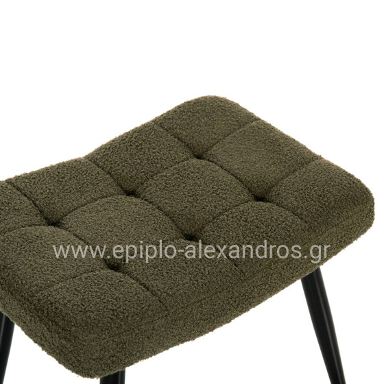 ΠΟΛΥΘΡΟΝΑ CRAWLEY ΜΕ ΥΠΟΠΟΔΙΟ HM8918.23 ΥΦΑΣΜΑ ΜΠΟΥΚΛΕ ΚΥΠΑΡΙΣΣΙ 70x74x105Υ εκ.