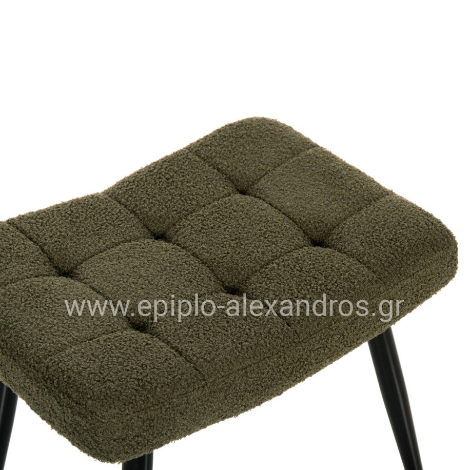 ΠΟΛΥΘΡΟΝΑ CRAWLEY ΜΕ ΥΠΟΠΟΔΙΟ HM8918.23 ΥΦΑΣΜΑ ΜΠΟΥΚΛΕ ΚΥΠΑΡΙΣΣΙ 70x74x105Υ εκ.