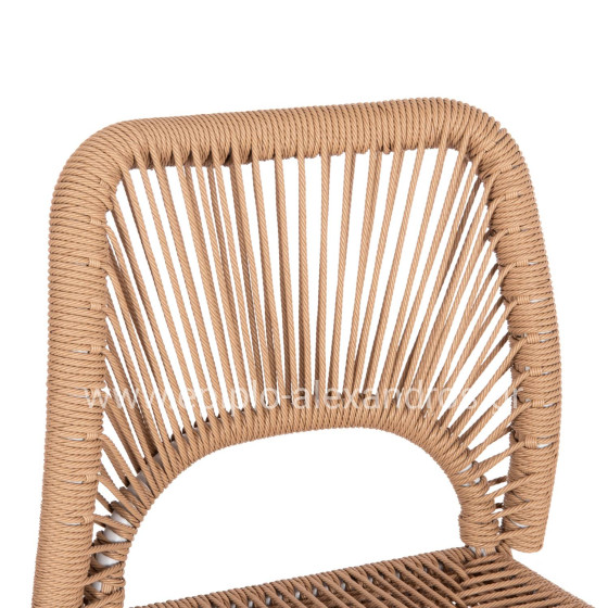 ΣΚΑΜΠΟ ΜΠΑΡ ΜΕΣ.ΥΨΟΥΣ NOJO HM5920.01 ΛΕΥΚΟ ΑΛΟΥΜΙΝΙΟ--ΜΠΕΖ ΣΥΝΘ.RATTAN 40x55.5x99Yεκ