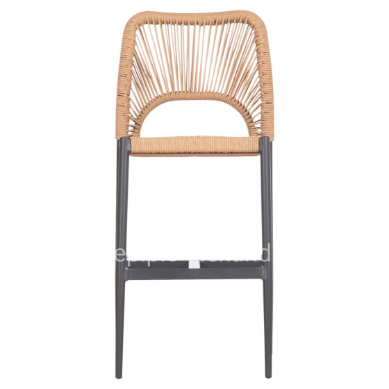 ΣΚΑΜΠΟ ΜΠΑΡ ΜΕΣ.ΥΨΟΥΣ NOJO HM5920.02 ΑΝΘΡΑΚΙ ΑΛΟΥΜΙΝΙΟ--ΜΠΕΖ ΣΥΝΘ.RATTAN 40x55.5x99Yεκ