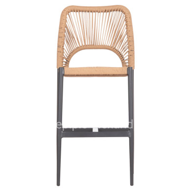 ΣΚΑΜΠΟ ΜΠΑΡ ΜΕΣ.ΥΨΟΥΣ NOJO HM5920.02 ΑΝΘΡΑΚΙ ΑΛΟΥΜΙΝΙΟ--ΜΠΕΖ ΣΥΝΘ.RATTAN 40x55.5x99Yεκ