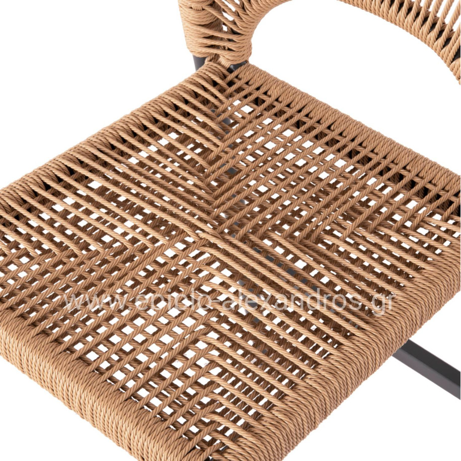 ΣΚΑΜΠΟ ΜΠΑΡ ΜΕΣ.ΥΨΟΥΣ NOJO HM5920.02 ΑΝΘΡΑΚΙ ΑΛΟΥΜΙΝΙΟ--ΜΠΕΖ ΣΥΝΘ.RATTAN 40x55.5x99Yεκ