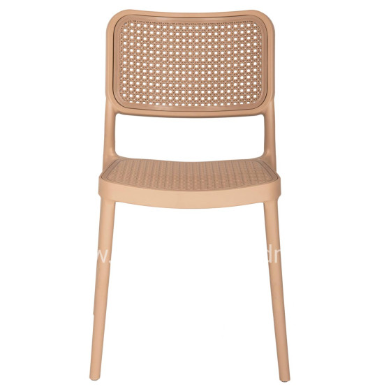 CHAIR POLYPROPYLENE MEKO HM5934.03 CAPPUCCINO 51x52x80Hcm.