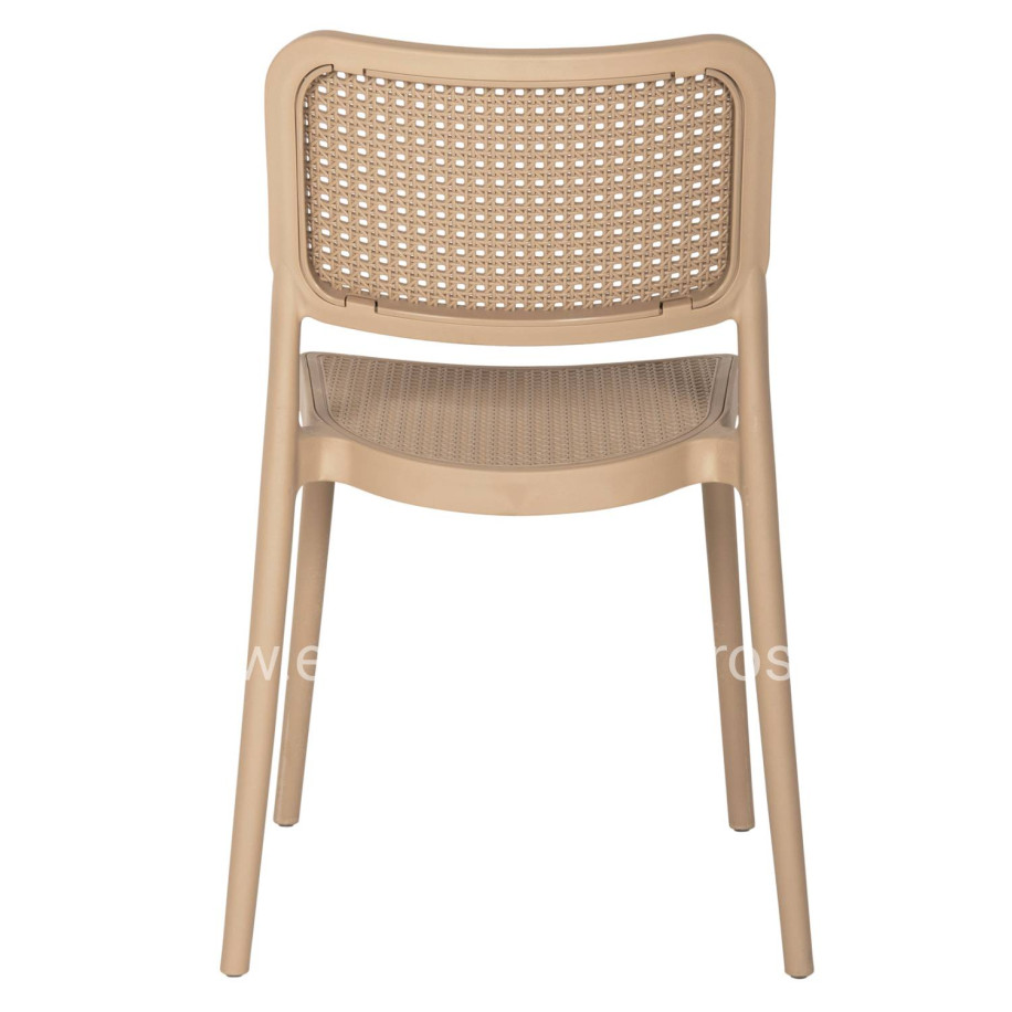 CHAIR POLYPROPYLENE MEKO HM5934.03 CAPPUCCINO 51x52x80Hcm.