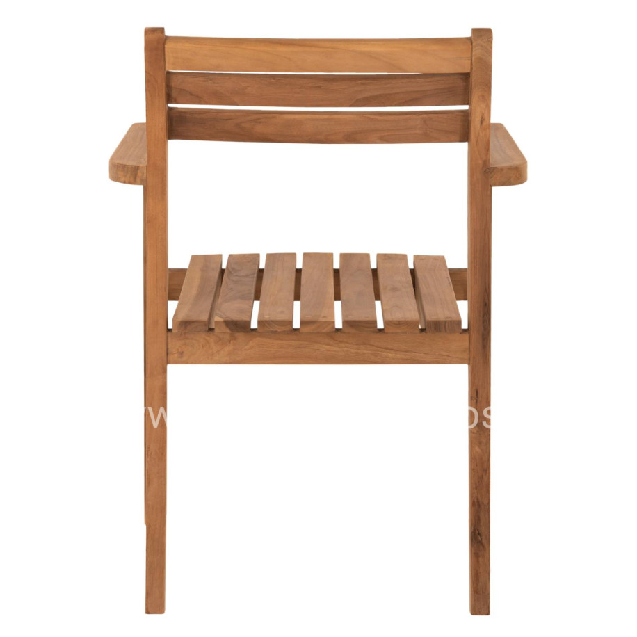 ΠΟΛΥΘΡΟΝΑ ERIETTA ΞΥΛΟ TEAK ΣΤΟΙΒΑΖΟΜΕΝΗ HM9534 ΣΕ ΦΥΣΙΚΟ ΧΡΩΜΑ 60x54x87Y εκ.