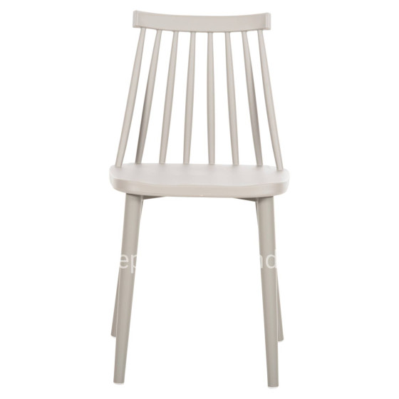 Dining Chair HM8052.22 Vanessa GREY with metallic GREY legs 42.5x44x81H cm.