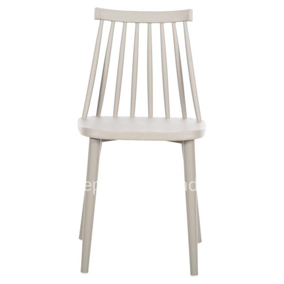 ΚΑΡΕΚΛΑ ΤΡΑΠΕΖΑΡΙΑΣ HM8052.22 VANESSA ΓΚΡΙ ΜΕ ΜΕΤΑΛΛΙΚΑ ΠΟΔΙΑ 42,5x44x81Υ εκ.