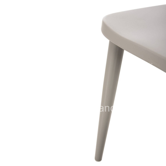 Dining Chair HM8052.22 Vanessa GREY with metallic GREY legs 42.5x44x81H cm.