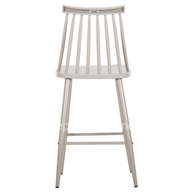 BAR STOOL MEDIUM HEIGHT VANESSA HM9300.20 POLYPROPYLENE & METAL-GREY 45,5x46x97Hcm.