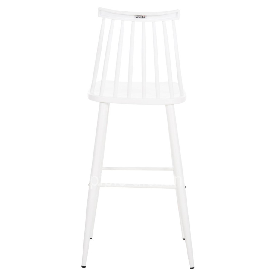 ΣΚΑΜΠΟ ΜΠΑΡ ΨΗΛΟ VANESSA HM8459.11 ΛΕΥΚΟ PP & ΛΕΥΚΑ ΜΕΤΑΛ.ΠΟΔΙΑ 47x48,5x107Υεκ.