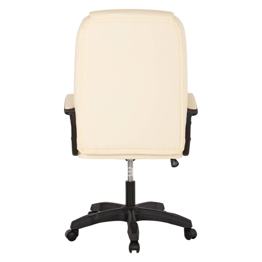 OFFICE CHAIR HM1188.03 ECRU PU LEATHER 63x70x114Hcm.