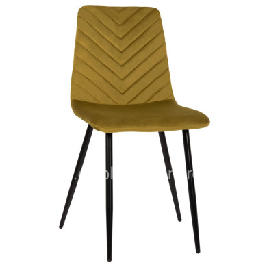 ΚΑΡΕΚΛΑ LATRELL HM8587.07 ΒΕΛΟΥΔΟ ΛΑΔΙ ΜΕ ΜΑΥΡΑ ΜΕΤΑΛΛΙΚΑ ΠΟΔΙΑ 43x54x88Υεκ.