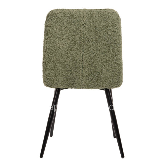 ΚΑΡΕΚΛΑ SHELLY HM8590.03 ΦΥΣΤΙΚΙ TEDDY ΥΦΑΣΜΑ-ΜΕΤΑΛΛΙΚΑ ΜΑΥΡΑ ΠΟΔΙΑ 48x64x87Yεκ.