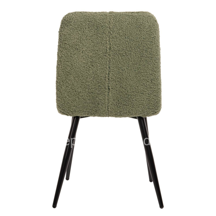 ΚΑΡΕΚΛΑ SHELLY HM8590.03 ΦΥΣΤΙΚΙ TEDDY ΥΦΑΣΜΑ-ΜΕΤΑΛΛΙΚΑ ΜΑΥΡΑ ΠΟΔΙΑ 48x64x87Yεκ.