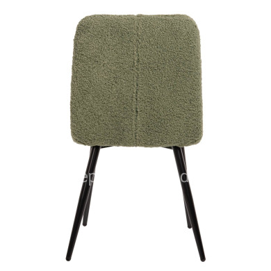 ΚΑΡΕΚΛΑ SHELLY HM8590.03 ΦΥΣΤΙΚΙ TEDDY ΥΦΑΣΜΑ-ΜΕΤΑΛΛΙΚΑ ΜΑΥΡΑ ΠΟΔΙΑ 48x64x87Yεκ.