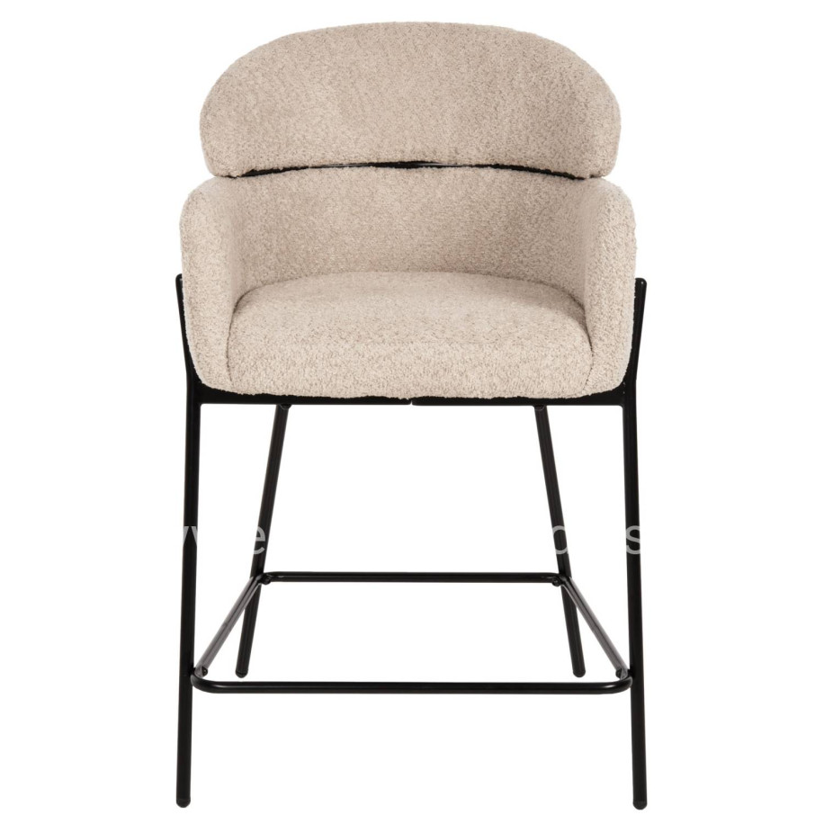 ΣΚΑΜΠΟ ΜΕΣ. ΥΨΟΥΣ WOLF HM8584.02 ΕΚΡΟΥ ΥΦΑΣΜΑ ΜΠΟΥΚΛΕ-ΜΑΥΡΑ ΜΕΤΑΛΛΙΚΑ ΠΟΔΙΑ 56x56x96Yεκ.