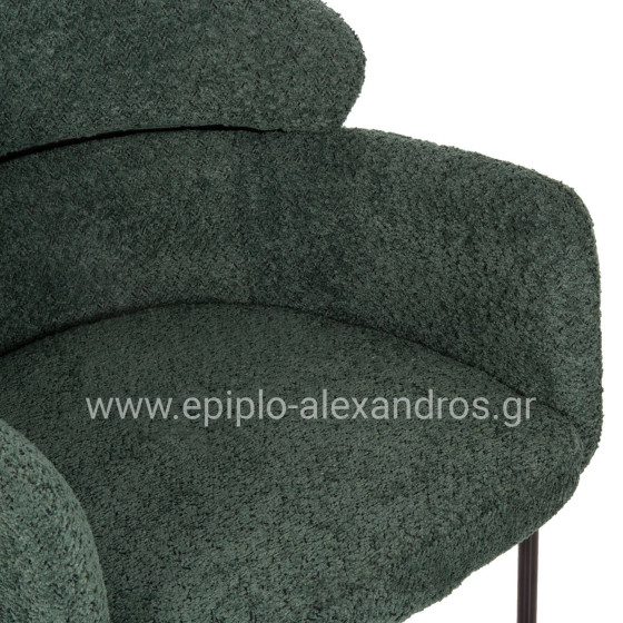 ΠΟΛΥΘΡΟΝΑ WOLF HM8583.03 ΠΕΤΡΟΛ ΥΦΑΣΜΑ ΜΠΟΥΚΛΕ ΜΕ ΜΕΤΑΛΛΙΚΑ ΠΟΔΙΑ 58x58x80Yεκ.