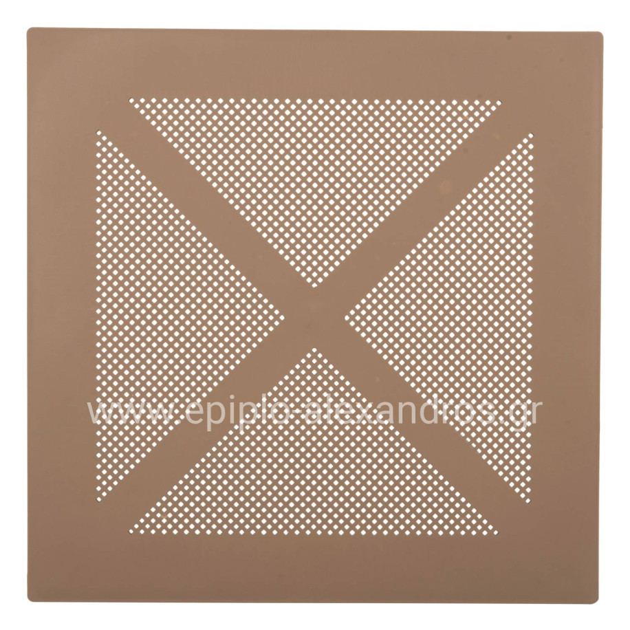 OUTDOOR POLYPROPYLENE SQUARE TABLE LUNAR HM5930.14 CAPPUCCINO 80x80x75Hcm.