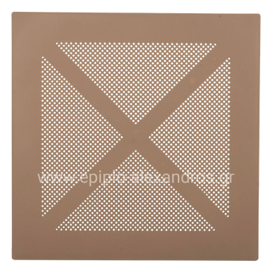 OUTDOOR POLYPROPYLENE SQUARE TABLE LUNAR HM5930.14 CAPPUCCINO 80x80x75Hcm.