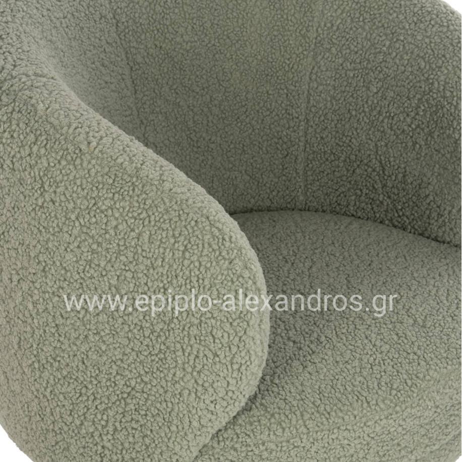 ΠΟΛΥΘΡΟΝΑ ARIEN HM8403.27 ΥΦΑΣΜΑ ΜΠΟΥΚΛΕ ΦΥΣΤΙΚΙ ΜΕ ΑΣΗΜΙ ΒΑΣΗ 78x75x84Υεκ.