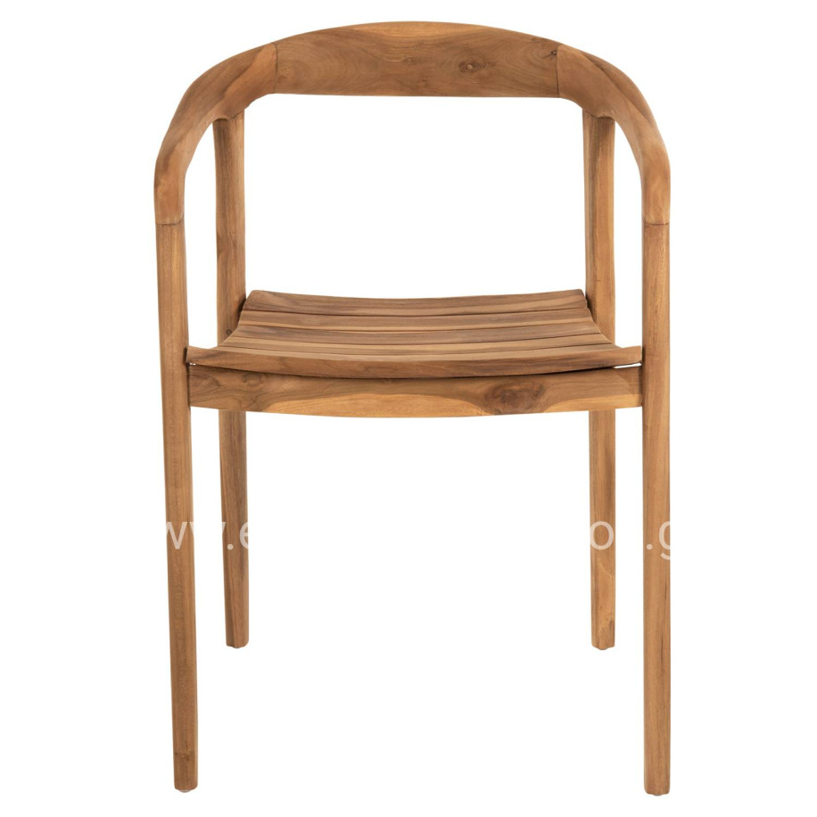 ARMCHAIR DEUS HM9621 TEAK WOOD 54x56x76Hcm.