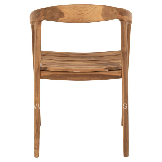ARMCHAIR DEUS HM9621 TEAK WOOD 54x56x76Hcm.