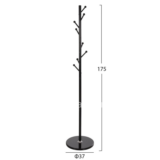 ΚΑΛΟΓΕΡΟΣ HM9576.01 ΜΕΤΑΛΛΙΚΟΣ 8 ΣΗΜΕΙΩΝ ΣΕ ΜΑΥΡΟ ΧΡΩΜΑ Φ37x175Yεκ.