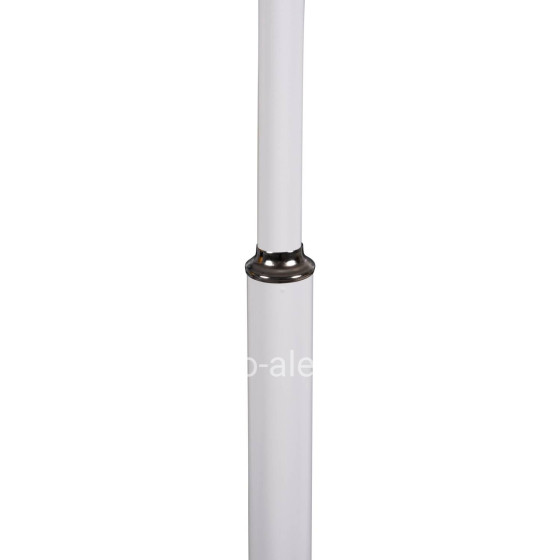 FLOOR STANDING HANGER HM9575.02 METALLIC IN WHITE COLOR-7 HANGING POSITIONS 41x41x176Hcm.