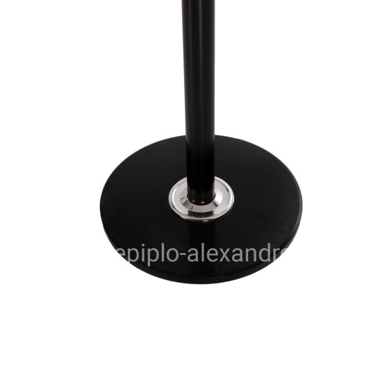 FLOOR STANDING HANGER HM9573.01 METALLIC 13 HANGING POSITIONS-BLACK Φ37x180Hcm.
