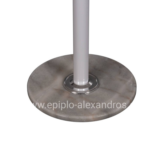 FLOOR STANDING HANGER HM9573.02 METALLIC 13 HANGING POSITIONS-WHITE Φ37x180Hcm.