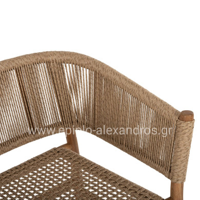 ΠΟΛΥΘΡΟΝΑ ΕΣΩΤ. ΧΩΡΟΥ IRVINE HM9822 ΞΥΛΟ ΤΕΑΚ-ΣΥΝΘΕΤΙΚΟ ΣΧΟΙΝΙ ΦΥΣΙΚΟ 56x62x75Υ εκ.