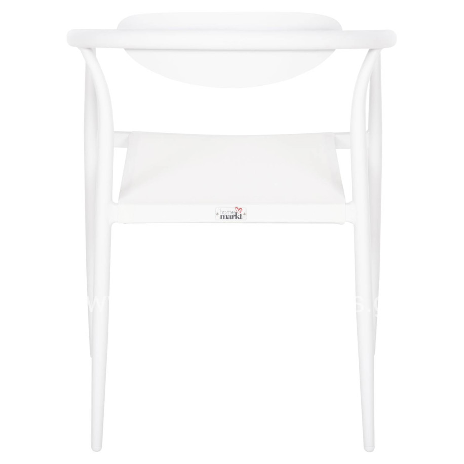 ARMCHAIR SERLY HM6052.01 WHITE ALUMINUM-WHITE TEXTILENE 56x61x74,5Hcm.