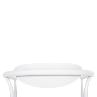 ARMCHAIR SERLY HM6052.01 WHITE ALUMINUM-WHITE TEXTILENE 56x61x74,5Hcm.
