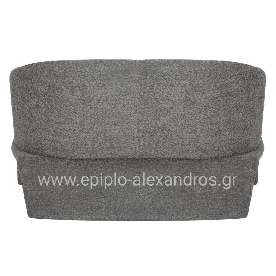 SOFA 2-SEATER BEVY2 HM9678.01 GREY BOUCLE FABRIC-METAL FRAME 128x72x74Hcm.