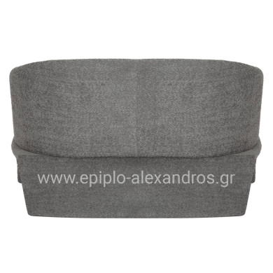 SOFA 2-SEATER BEVY2 HM9678.01 GREY BOUCLE FABRIC-METAL FRAME 128x72x74Hcm.