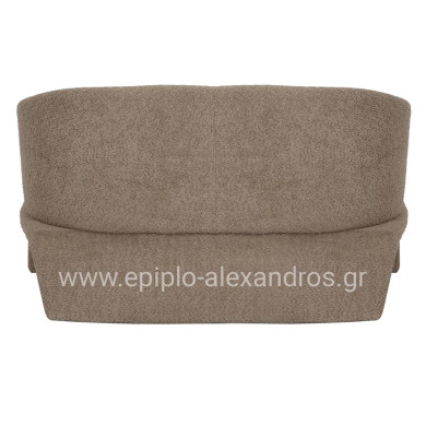 ΚΑΝΑΠΕΣ ΔΙΘΕΣΙΟΣ BEVY2 HM9678.03 ΜΠΕΖ ΜΠΟΥΚΛΕ ΥΦΑΣΜΑ-ΜΕΤΑΛΛΙΚΟΣ ΣΚΕΛΕΤΟΣ 128x72x74Υεκ.