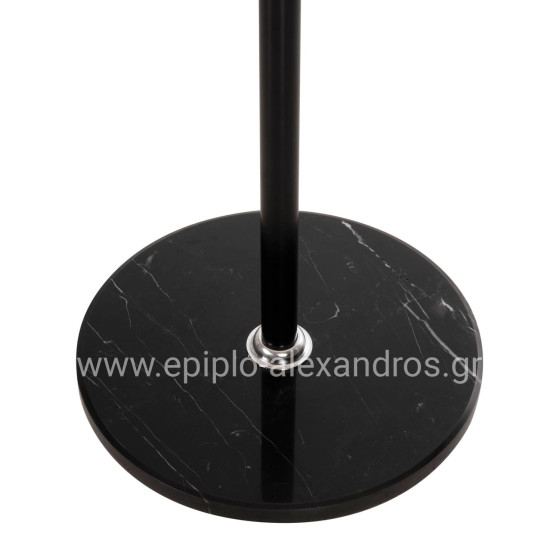 FLOOR STANDING HANGER HM9572.01 METALLIC 8 HANGING POSITIONS-BLACK Φ36x172Hcm.