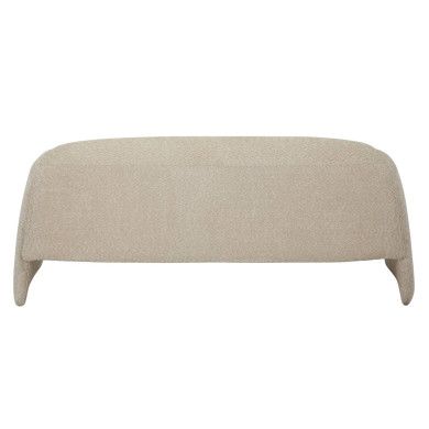 SOFA 2-SEATER LAFORGE HM9680.03 METAL FRAME-BEIGE BOUCLE FABRIC 160x80x63Hcm.