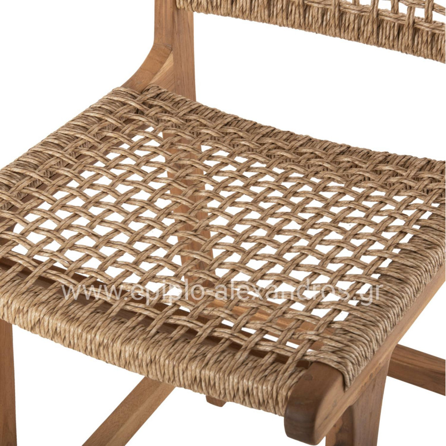 ΣΚΑΜΠΟ ΜΠΑΡ ΜΕ ΠΛΑΤΗ NESHA HM9381.11 ΞΥΛΟ ΤΕΑΚ & ΣΧΟΙΝΙ VIRO VIRO 46x48,5x96Υεκ.