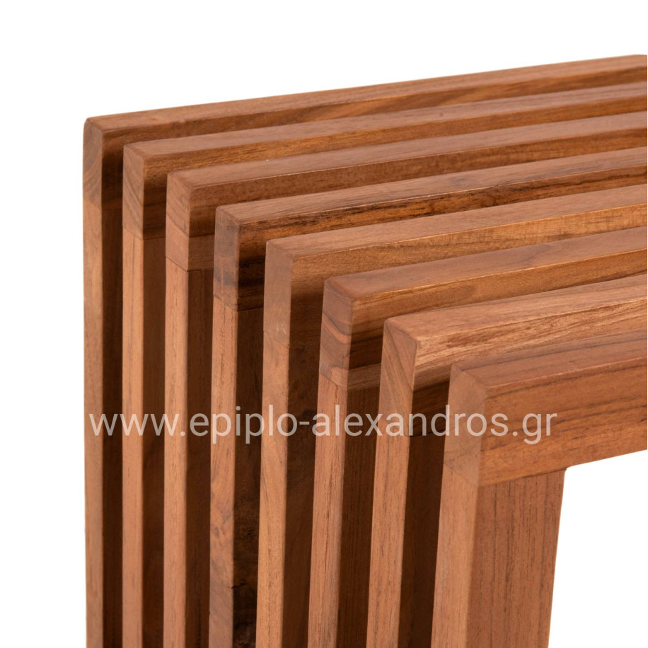 BENCH NYA HM9829 SOLID TEAK WOOD 139,5x34,5x48,5Hcm.