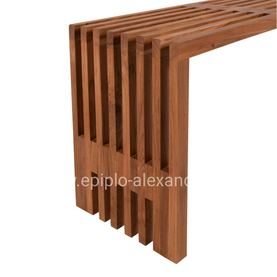 BENCH NYA HM9829 SOLID TEAK WOOD 139,5x34,5x48,5Hcm.