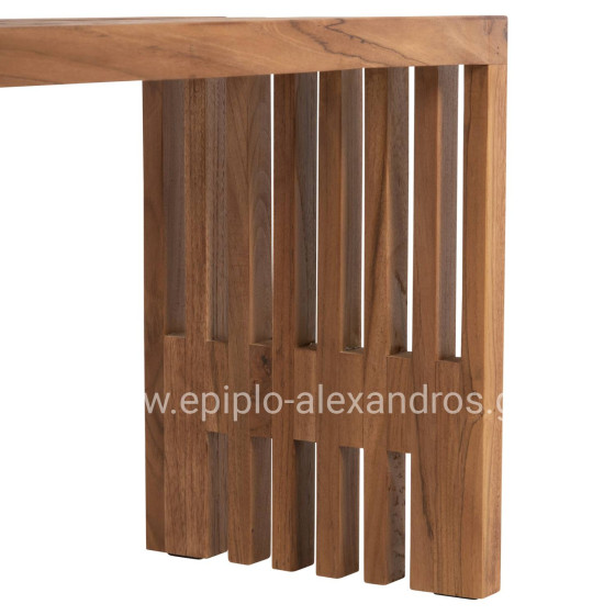 BENCH NYA HM9829 SOLID TEAK WOOD 139,5x34,5x48,5Hcm.