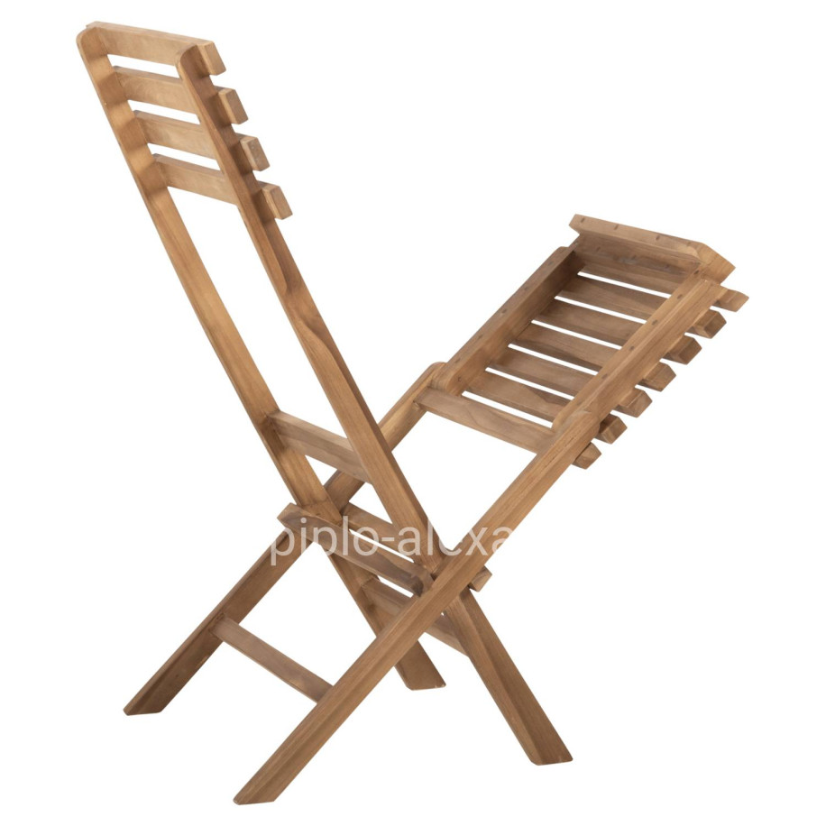 DINING SET OUTDOOR 3PCS KENDYR HM9907 SOLID TEAK WOOD-NATURAL 46x50x88,5H