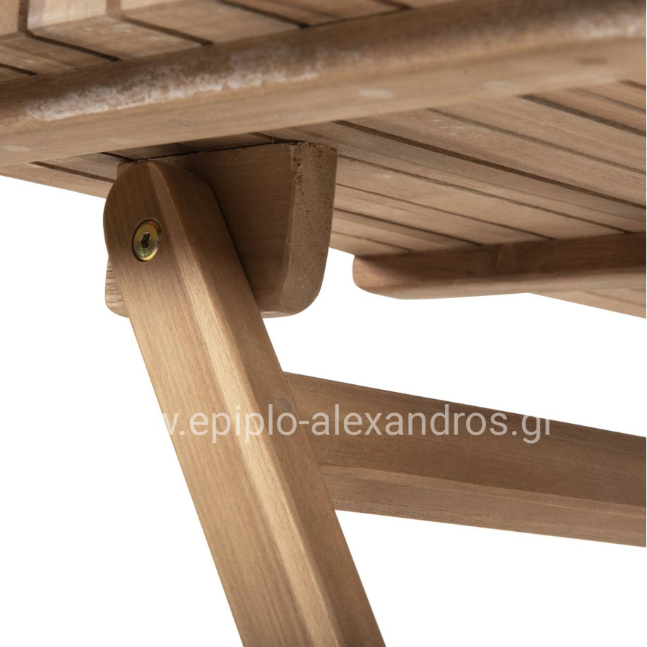 DINING SET OUTDOOR 3PCS KENDYR HM9907 SOLID TEAK WOOD-NATURAL 46x50x88,5H